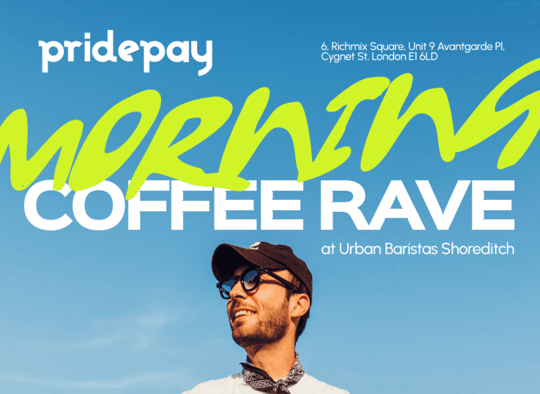 Pridepay Brings a DJ-Led Morning Coffee Rave to Shoreditch This Sunday