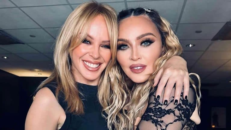 Madonna and Kylie head for UK Top 10 with first official duet