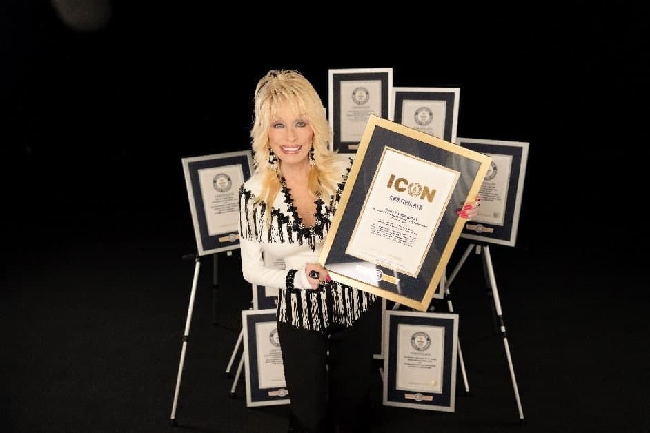 Dolly Parton named a Guinness World Records ICON