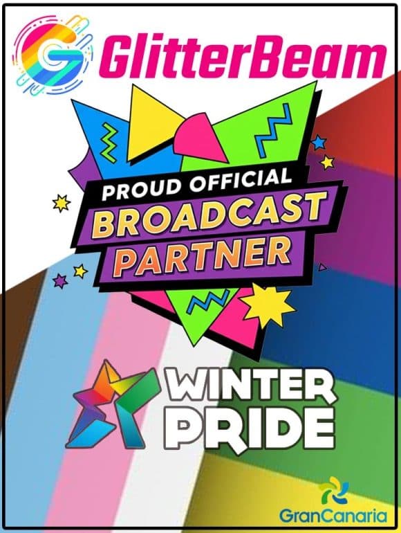 GlitterBeam Announced as Official Media Partner of Gran Canaria Winter Pride 2025
