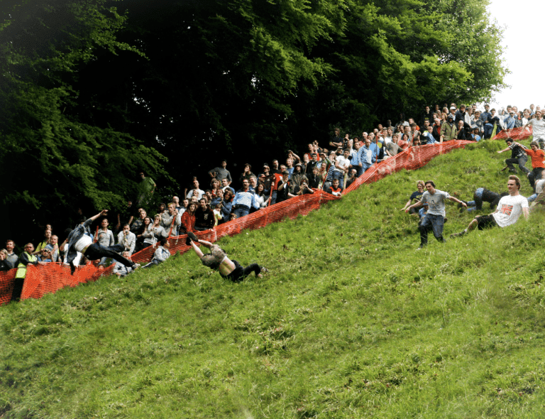 There’s a Village in England Where People Still Race Down a Hill Chasing Cheese
